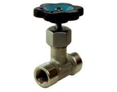 Клапан запорный проходной игольчатый муфтовый или цапковый 15нж54бк